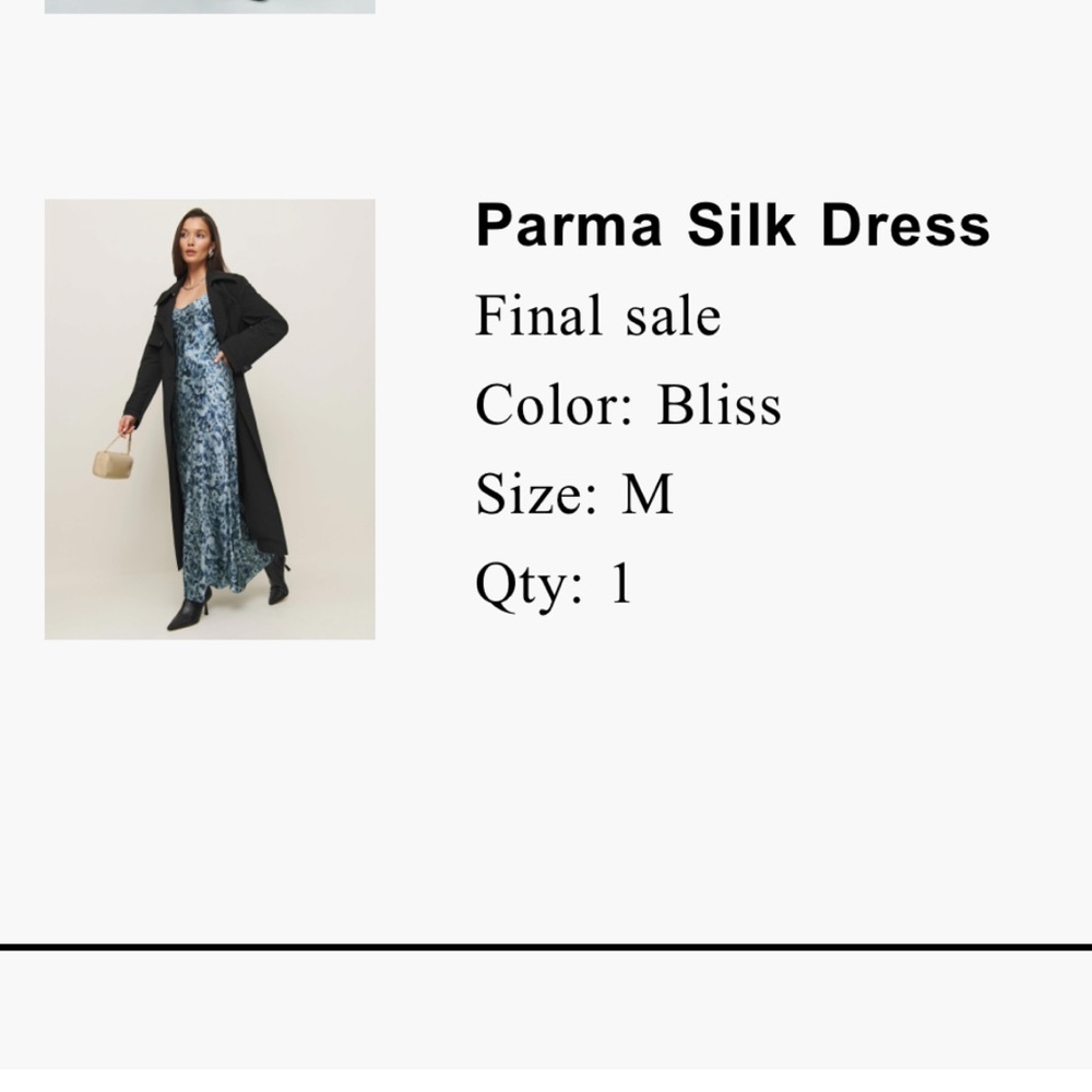 Reformation Bliss Maxi Dress in Blue